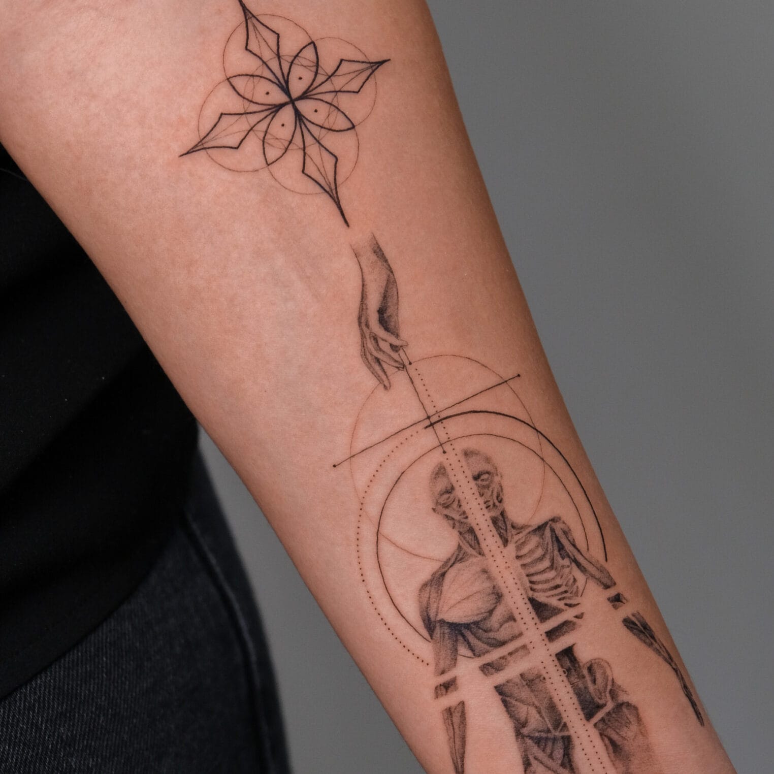Fine Line Forearm Tattoo