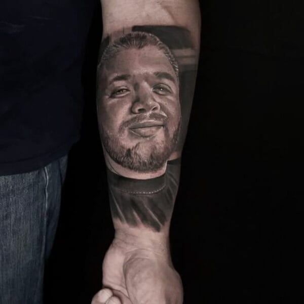 Portrait Tattoo on Forearm