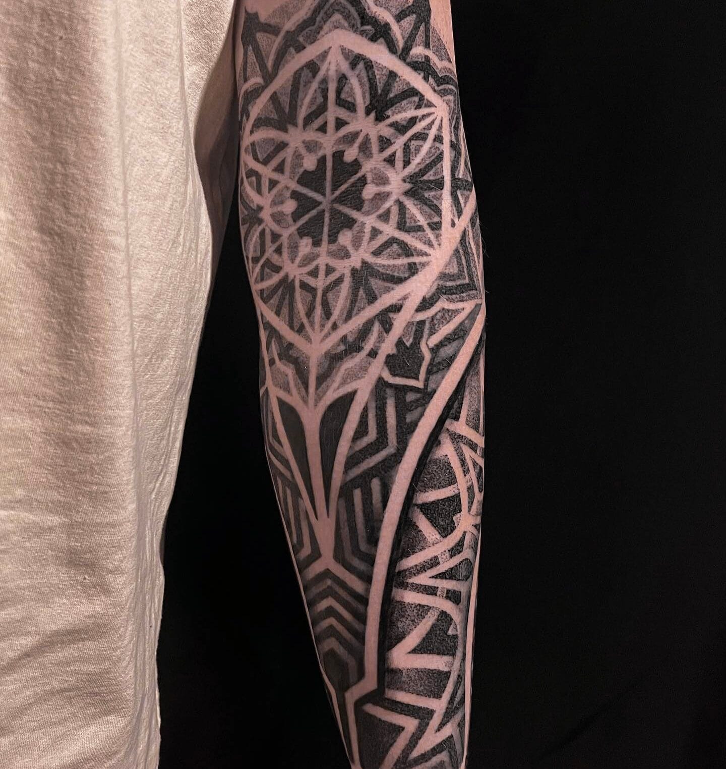 Sacred Geometry Tattoo on Forearm
