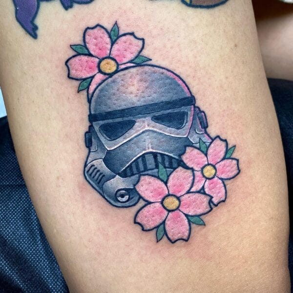 Stormtrooper Tattoo on Leg