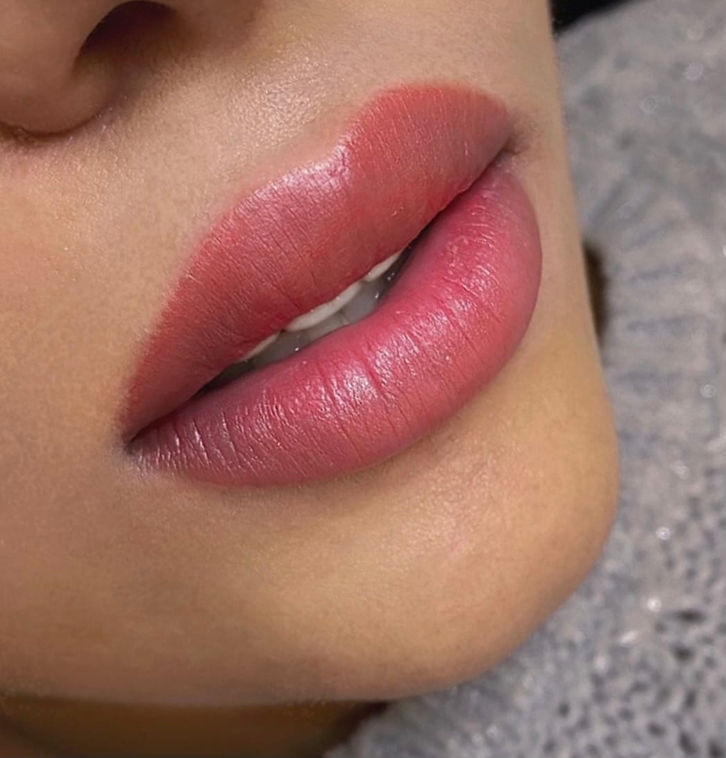 Lip Blush Before and After