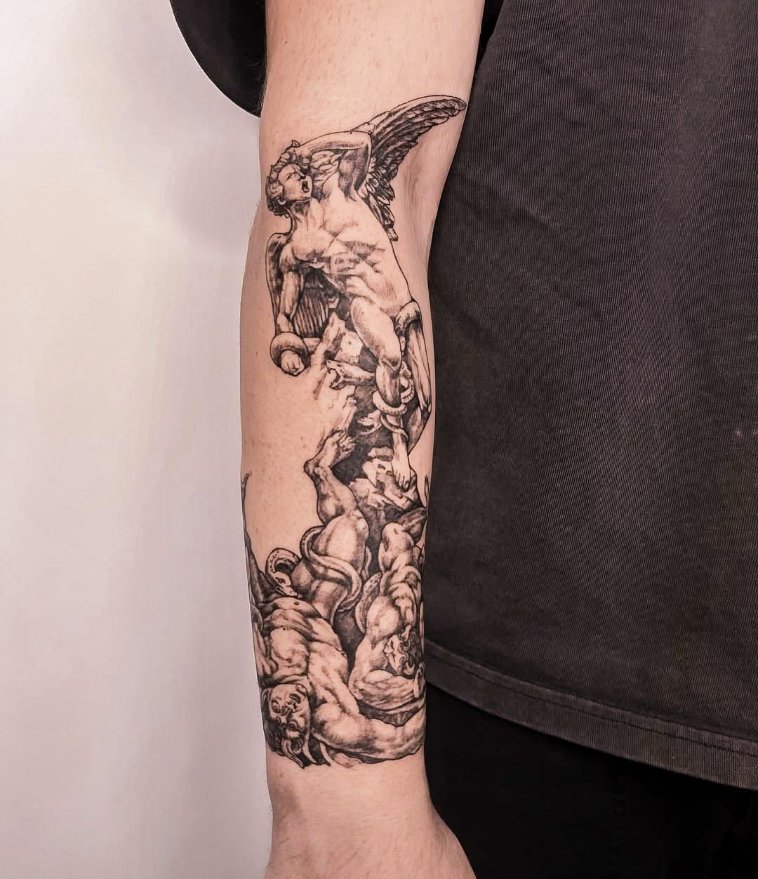 Greek Mythology Tattoo on Forearm