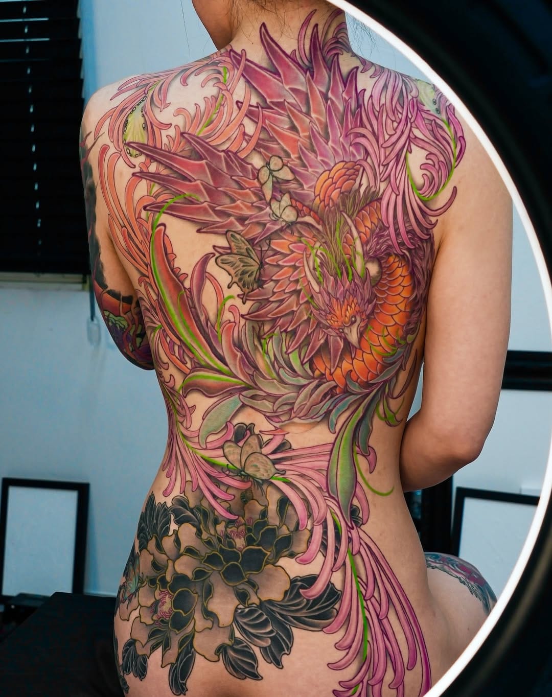 Full Back Gentle Japanese Tattoo