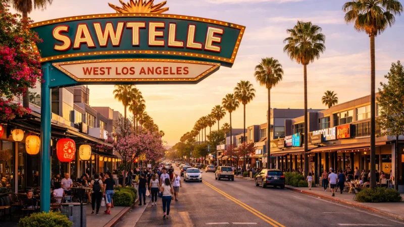 Sawtelle west los angeles area.